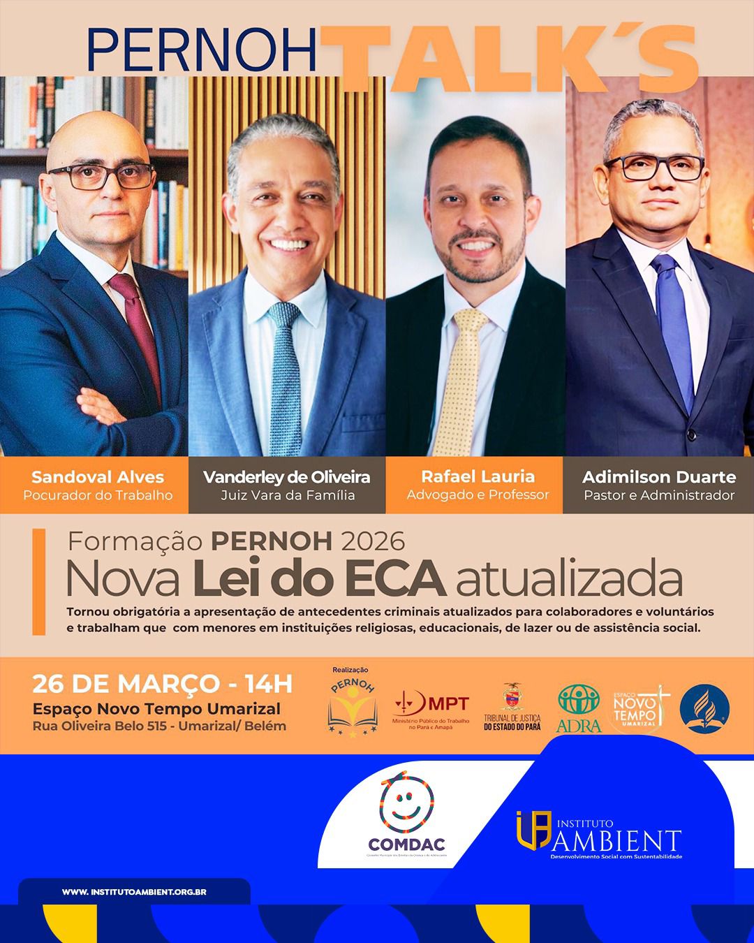 O Instituto Ambient (IA), em parceria com o COMDAC